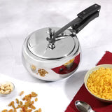Vinod Platinum Triply Stainless Steel Inner Lid Pressure Cooker 3 ltr